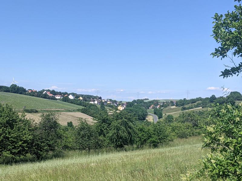 Lindelbach Ortseingang und Siedlungsgebiet